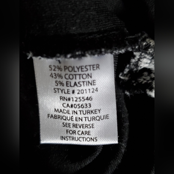 LIV By Habitat Black and White Top Size Medium - Picture 7 of 7